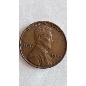 1948 wheat penny No Mint Mark Extremely Rare